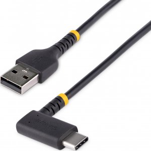 Kabel USB StarTech USB-A - USB-C 0.3 m Czarny (R2ACR-30C-USB-CABLE) 1