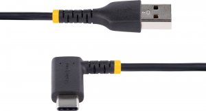 Kabel USB StarTech USB-A - USB-C 0.3 m Czarny (R2ACR-30C-USB-CABLE) 3