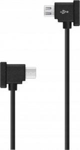 Kabel USB BRDRC microUSB - microUSB 0.3 m Czarny 1
