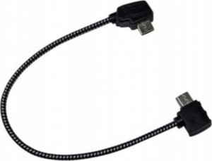 Kabel USB BRDRC microUSB - microUSB 0.2 m Czarny 1