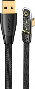 Kabel USB Usams USB-C - USB-C 1.2 m Czarny (USA889) 1