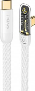 Kabel USB Usams USB-C - USB-C 1.2 m Biały (USA894) 1