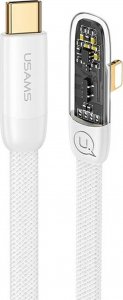Kabel USB Usams USB-C - USB-C 1.2 m Biały (USA890) 1