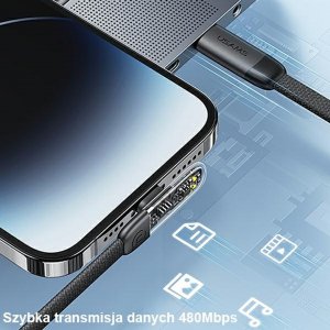 Kabel USB Usams USB-C - USB-C 1.2 m Biały (USA890) 18