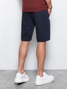Ombre Krótkie spodenki męskie dresowe - granatowe V4 W239 XXL 4