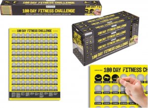 Out of the blue Plakat Zdrapka - Wyzwanie 100 Dni Fitness - Wersja Angielska 6
