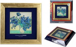 Carmani Obrazek - V. van Gogh, Irysy, złota ramka (CARMANI) 1