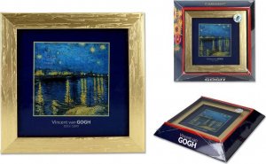Carmani Obrazek - V. van Gogh, Noc nad Rodanem, złota ramka (CARMANI) 1