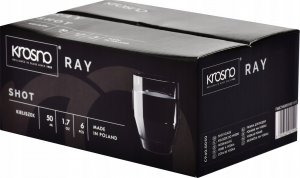Krosno Kieliszki Ray KROSNO 6x 50ml shot do wódki nalewek 5