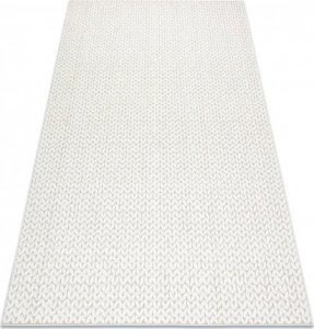 Dywany Łuszczów Dywan SPRING 20467558 Jodełka, chevron sznurkowy, pętelkowy - beż, 60x110 cm 1