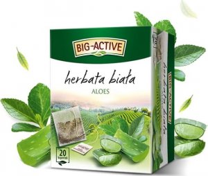 HERBAPOL BIG ACITVE Herbata biała z aloesem 20tb 1
