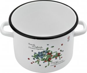 Emalia Olkusz Garnek emaliowany 4,5L Borówka/Żurawina 1