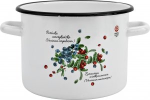 Emalia Olkusz Garnek emaliowany 4,5L Borówka/Żurawina 3