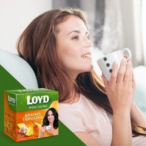 LOYD Herbatka owocowa LOYD Ananas i Gruszka 20 torebek 5