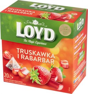 LOYD Herbatka owocowa Truskawka i Rabarbar 20 torebek 1