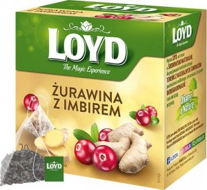 LOYD Herbatka owocowa Żurawina i Imbir 20 torebek 1