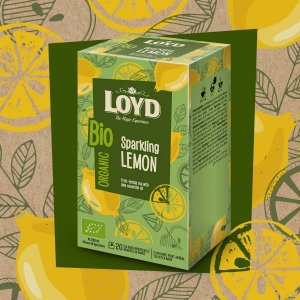 LOYD Herbatka LOYD BIO Organic Sparkling Lemon 20 torebek 5
