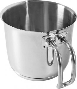 Orion Garnek do gotowania mleka stalowy 12,5 cm 1 l ANETT 3