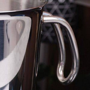 Orion Garnek do gotowania mleka stalowy 12,5 cm 1 l ANETT 4