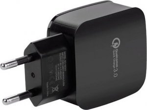 Ładowarka Vega ŁADOWARKA SIECIOWA 3A CZARNA VEGA FASTON QUICK 3.0 FAST CHARGER 3000mAh 2