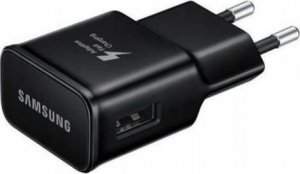 Ładowarka M ŁADOWARKA SIECIOWA SAMSUNG USB 2A CZARNA  EP-TA200 FAST CHARGING 2000mA QUICK SINGLE 5V/9V 1