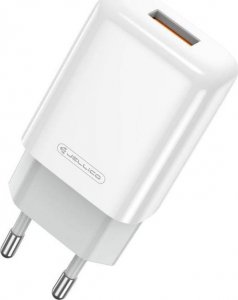 Ładowarka Jellico JELLICO ŁADOWARKA SIECIOWA EU01 2.4A USB BIAŁY standard 2