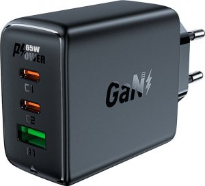 Ładowarka Acefast A41 1x USB-A 2x USB-C 1.5 A (A41 black) 3