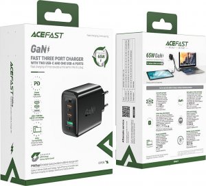 Ładowarka Acefast A41 1x USB-A 2x USB-C 1.5 A (A41 black) 6