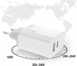 Ładowarka Dudao Ładowarka sieciowa USB / USB Typ C 3.0 3A 22,5W 2