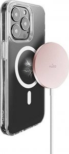 Ładowarka Puro Ładowarka bezprzewodowa PURO Magnetic Charging Cable USB-C MagSafe 15W (różowy) 2