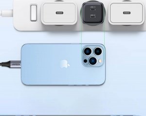 Ładowarka Ugreen Ładowarka sieciowa UGREEN CD294, 2x USB-C, GaN, PD3.0, QC4.0, 45W (szary) 7