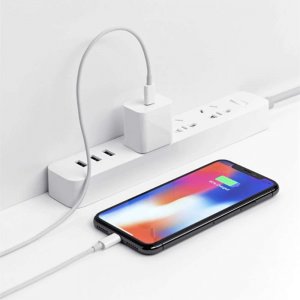 Ładowarka Alogy Ładowarka sieciowa Alogy szybka USB-C PD 20W + Kabel Lightning 1m Biały + Etui 7
