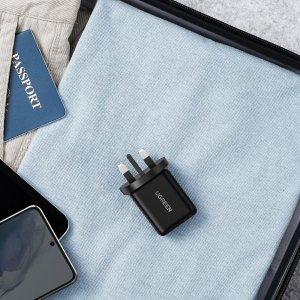 Ładowarka Ugreen Ładowarka sieciowa Ugreen UK (Wielka Brytania) USB-A QC3.0 18W czarna (CD122) 6