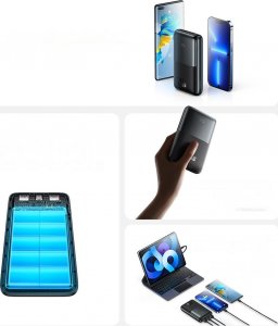 Powerbank Baseus Bipow Pro 22.5 W 20000mAh Niebieski 14