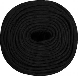 vidaXL vidaXL Linka robocza, czarna, 8 mm, 500 m, poliester 3