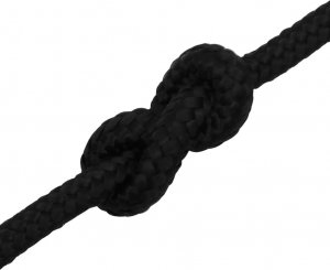 vidaXL vidaXL Linka robocza, czarna, 8 mm, 500 m, poliester 5