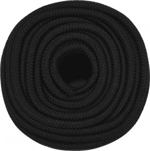 vidaXL vidaXL Linka robocza, czarna, 14 mm, 250 m, poliester 3