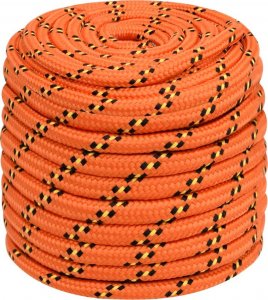 vidaXL vidaXL Linka żeglarska, pomarańczowa, 16 mm, 100 m, polipropylen 2