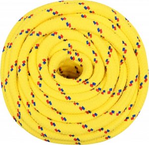 vidaXL vidaXL Linka żeglarska, żółta, 18 mm, 50 m, polipropylen 3