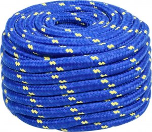 vidaXL vidaXL Linka żeglarska, niebieska, 20 mm, 50 m, polipropylen 2