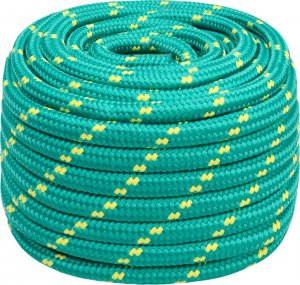 vidaXL vidaXL Linka żeglarska, zielona, 20 mm, 100 m, polipropylen 2