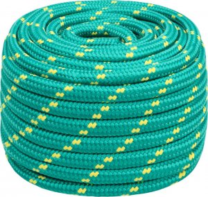 vidaXL vidaXL Linka żeglarska, zielona, 20 mm, 50 m, polipropylen 2