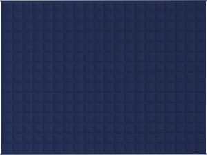 vidaXL vidaXL Koc obciążeniowy, niebieski, 152x203 cm, 7 kg, tkanina 2