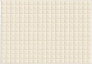 vidaXL vidaXL Koc obciążeniowy, kremowy, 137x200 cm, 10 kg, tkanina 2