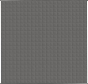 vidaXL vidaXL Koc obciążeniowy, szary, 220x240 cm, 15 kg, tkanina 2