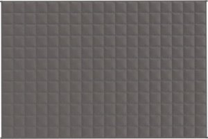 vidaXL vidaXL Koc obciążeniowy, szary, 120x180 cm, 9 kg, tkanina 2