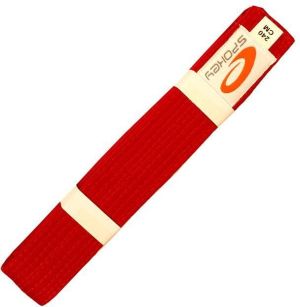 Spokey Pas do kimona UNSU czerwony 240cm (85105) 1