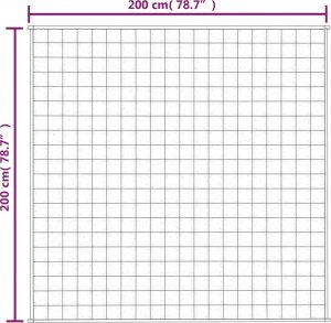 vidaXL vidaXL Koc obciążeniowy, szary, 200x200 cm, 9 kg, tkanina 6