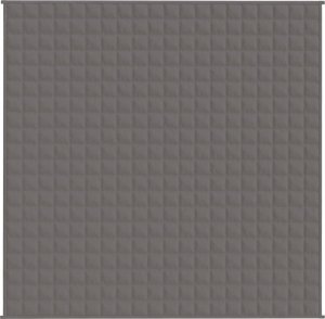 vidaXL vidaXL Koc obciążeniowy, szary, 200x200 cm, 13 kg, tkanina 2