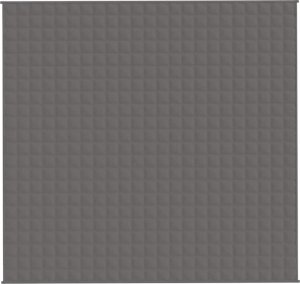 vidaXL vidaXL Koc obciążeniowy, szary, 220x235 cm, 15 kg, tkanina 2